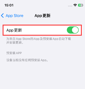 站前苹果15维修中心如何让iPhone15APP自动更新